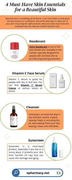 4 Must-Have Skin Essentials for a Beautiful Skin