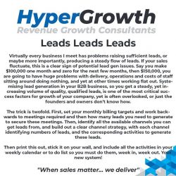 Lead Generation Services – 100% Unique Lead Gen Experts – HyperGrowth