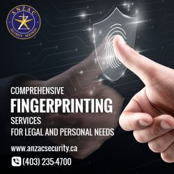 Electronic Fingerprinting Services Calgary – Anzac Security Services