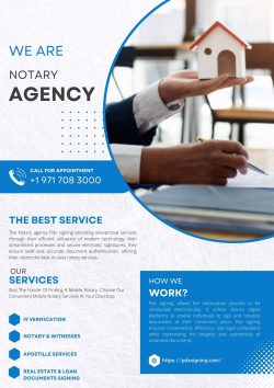Notary agency flyer