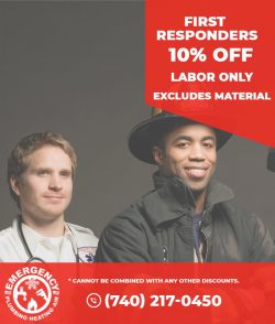 10% Off to Responders Labor Only, Excludes Material