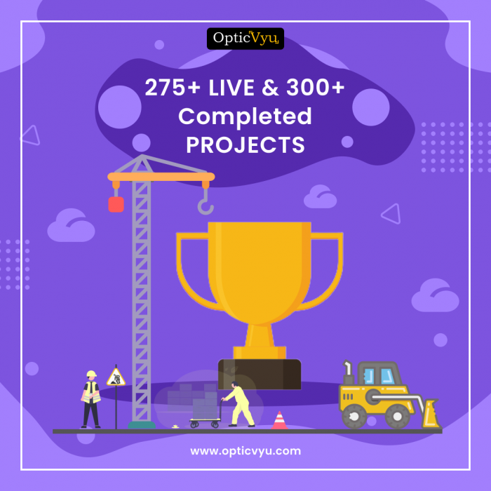 OpticVyu 275+ Projects Milestone