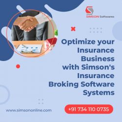 Optimize your Insurance Business with Simson’s Insurance Broking Software Systems