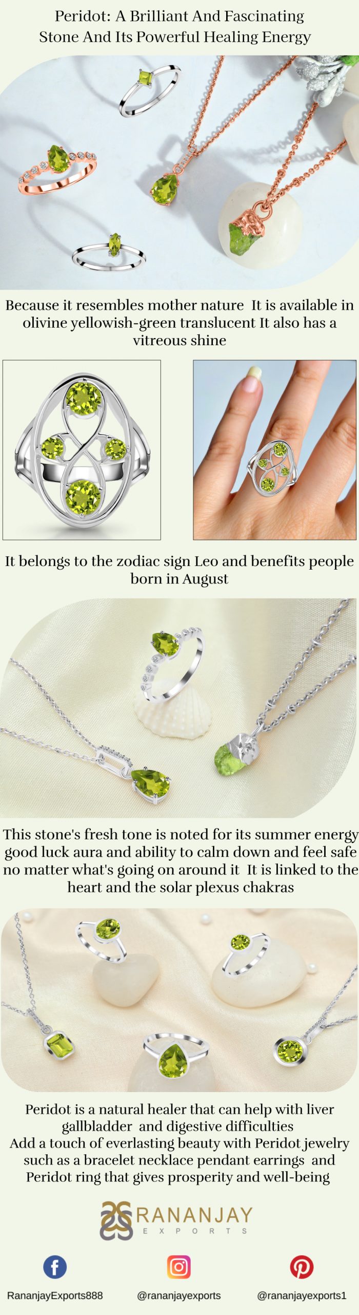 Peridot A brilliant and fascinating stone and its powerful healing