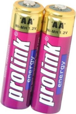 AA RECHARGEABLE 2700MAH NI-MH BATTERY – 2 PACK