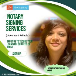 Professional notary signing services