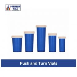 Push and Turn Vials for Safe and Easy Dispensing