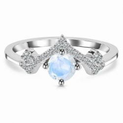 Buy Sterling Silver Moonstone Ring USA