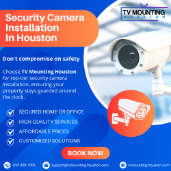 Secure Your Home Or Office With Expert Camera Installation By TV Mounting Houston