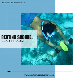 Renting Snorkel gear in Kauai