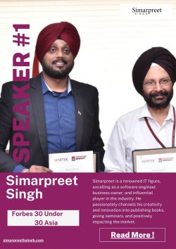 Simarpreet Singh , The motivational Speaker