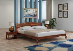 Solid Wood Bed King Size – PlusOne