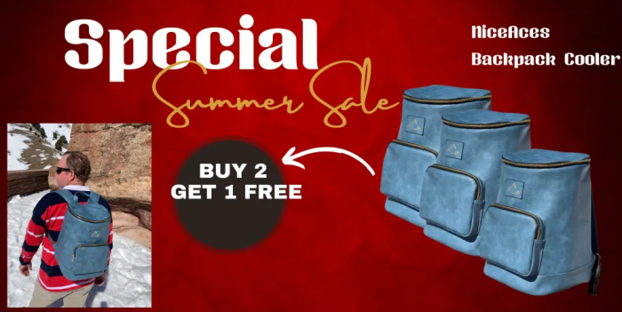 Summer Coolness: NiceAces Backpack Sale!