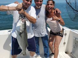 Fishing is fun with family in Port Jefferson, New York.