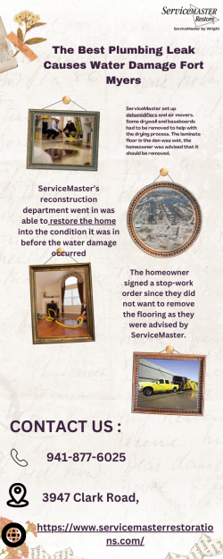 The Best Plumbing Leak Causes Water Damage Fort Myers