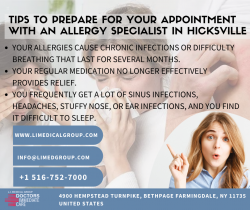 Tips To Prepare For Your Appointment With An Allergy Specialist In Hicksville.
