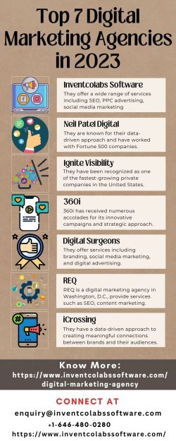 Top 7 Digital Marketing Agencies in 2023