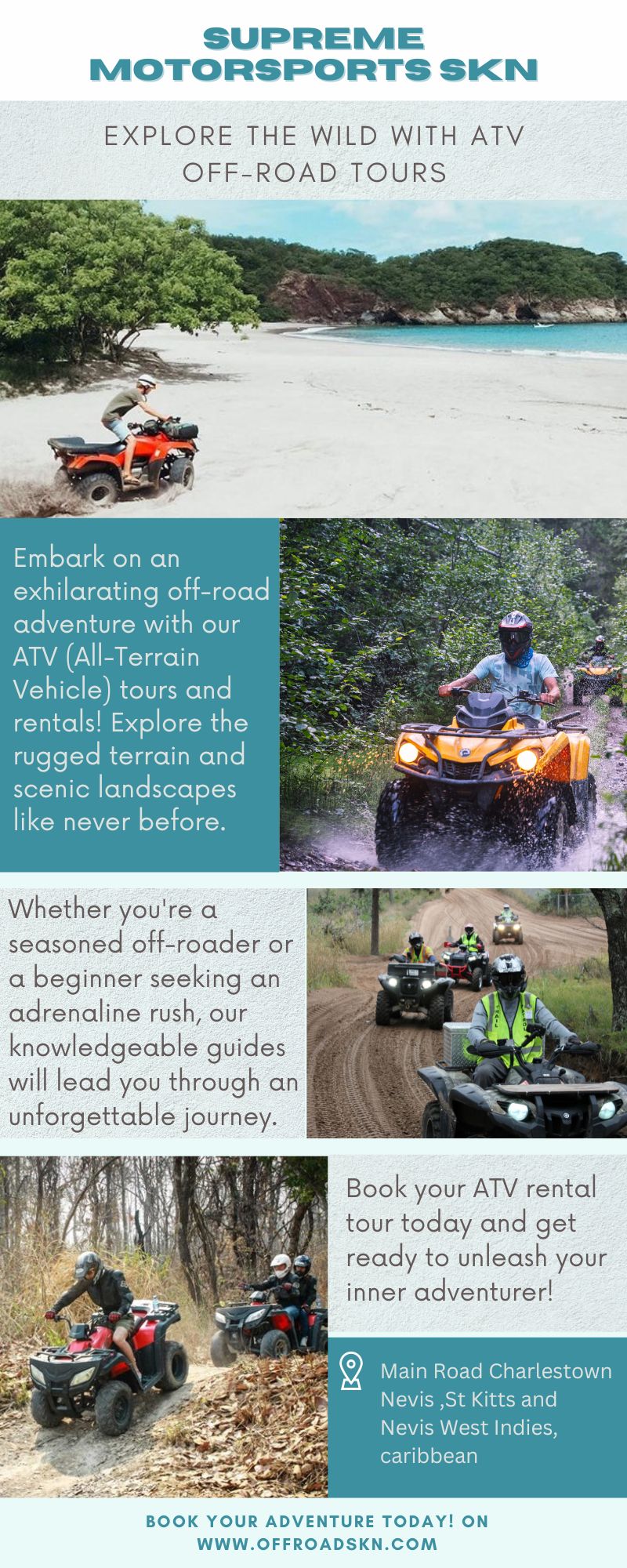 Explore the Stunning Landscapes of Saint Kitts and Nevis with our ATV
