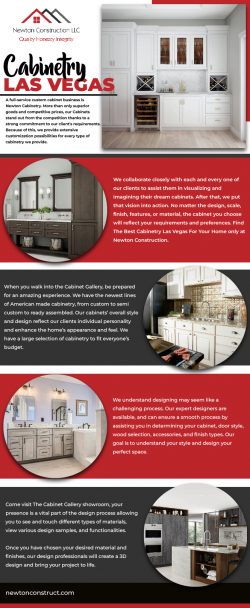 Transform Your Space with Exquisite Cabinetry in Las Vegas | Newton Construction
