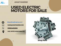 Quality Used Electric Motors for Sale: AMAF Marine, UAE