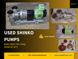 AMAF Marine: Your Source for Used Shinko Pumps in UAE