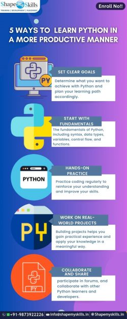 5 Ways to learn Python in a more productive manner