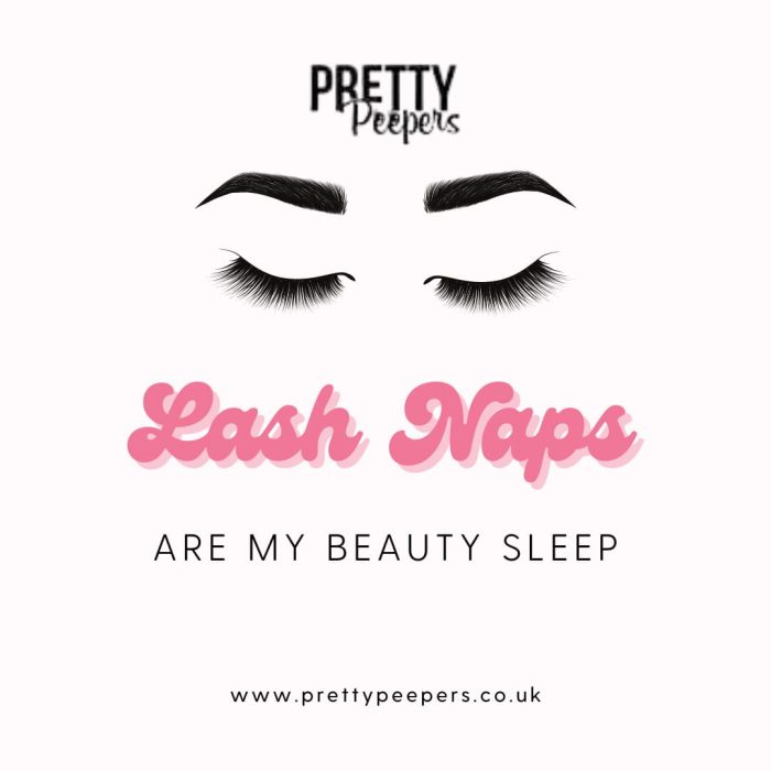 Pretty eye makeup with lash extensions