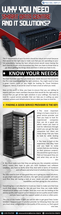 Why You Need Smart Data Centre And IT Solutions.