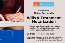 Wills & Testament Notarization