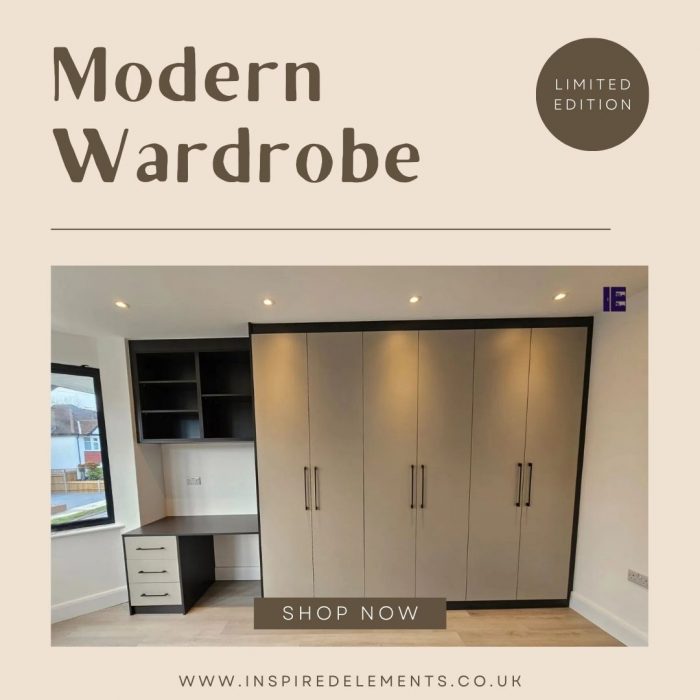 Wooden Hinged Wardrobe Set | Wardrobe Sale | Inspired Elements | London