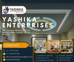 Best Down Ceiling Design Company: Yashika Enterprises