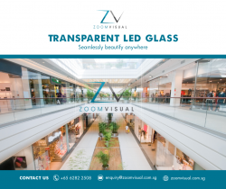 Transparent led wall – Zoom Visual
