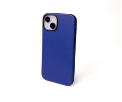 Leather iPhone 14 Blue Case