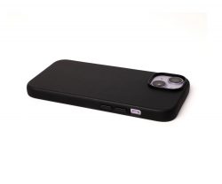 iPhone 14 Black Leather Case