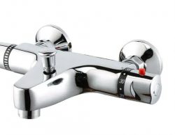 chrome thermostatic bath faucets