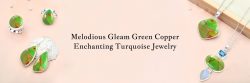 Whispering Gems: Delicate Green Copper Turquoise Jewelry for Subtle Glamour