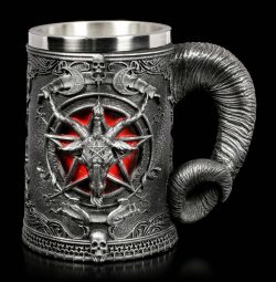 Game of Thrones Beer Mug Horned demon Baphomet $45.95