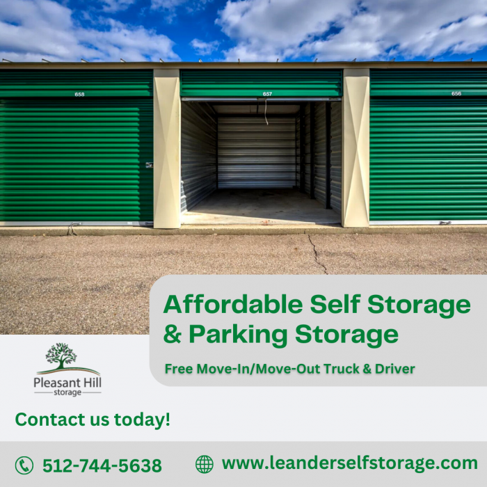 Affordable Self Storage & Parking Storage at Pleasant Hill Storage
