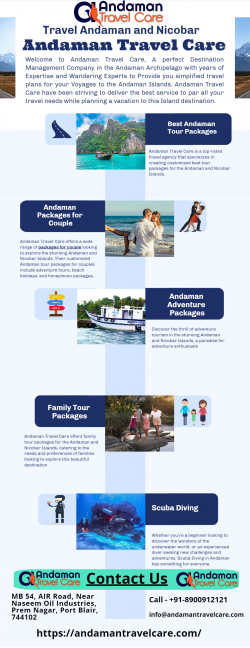 Unforgettable Island Adventures: Andaman and Nicobar Tour Packages with Andaman Travel Care