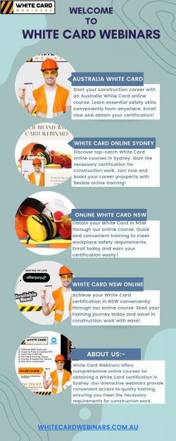Construction Safety White Card