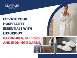 Pamper Yourself with Premium Bathrobe and Slippers at Mayfair Australia
