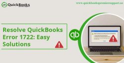 How to Resolve QuickBooks Error 1722?