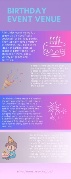 Birthday Event Venue That Is Fun, Affordable, and Easy to Plan