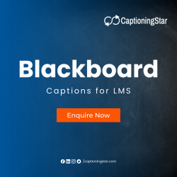 Captions for Blackboard LMS