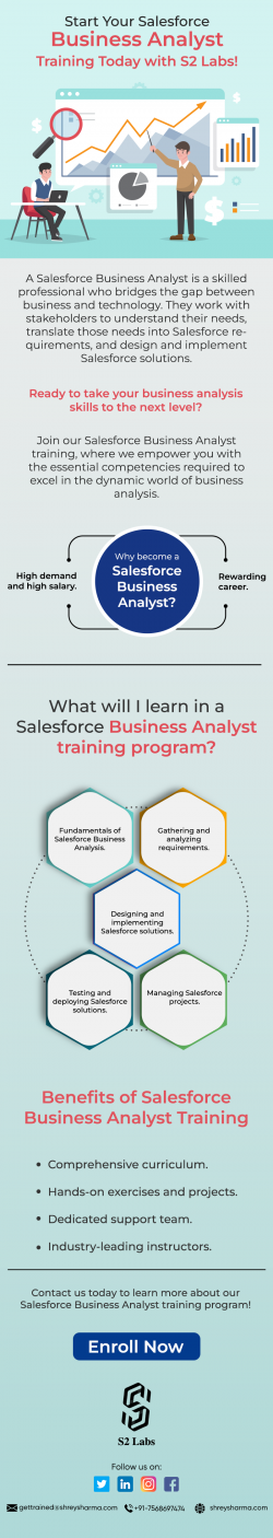 Start Your Salesforce Business Analyst Training Today with S2 Labs!