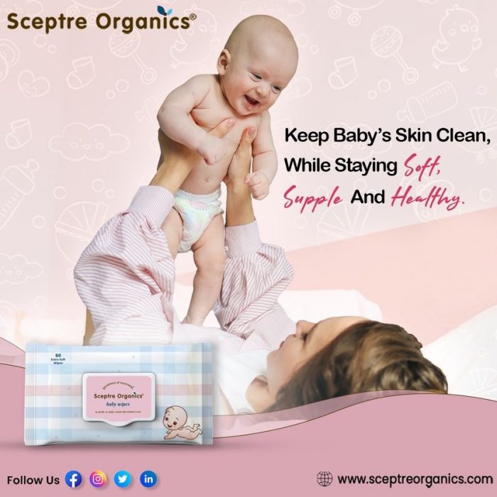 Baby Wipes Travel Pack of 20 Pulls – Sceptre Organics
