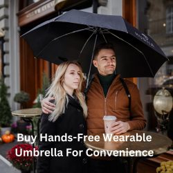 Buy Hands-Free Wearable Umbrella For Convenience
