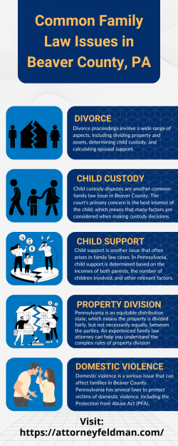 Common Family Law Issues in Beaver County, PA