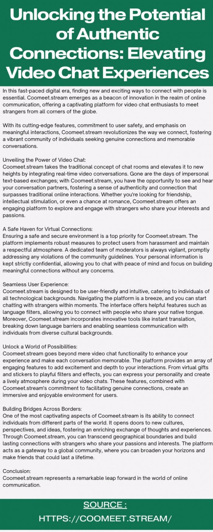 Redefining Online Communication with Video Chat