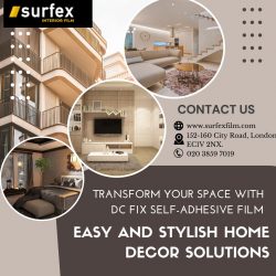 Revamp your living space effortlessly with Surfex Interior Film!.
